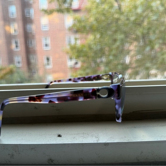 Coach HC6154F Purple Eye Glasses  tortoise-shell pattern. main image 4